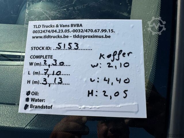 Suitcase Mercedes-Benz Sprinter 516 **3500KG-BELGIAN ORIGINE**