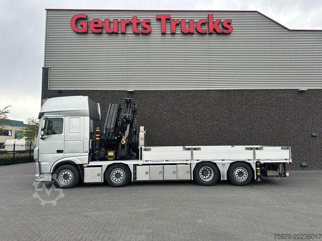 Crane truck DAF XF 530 8X2+HIAB 1055E-8+JIB 150X-6 KRAAN/KRAN/C...