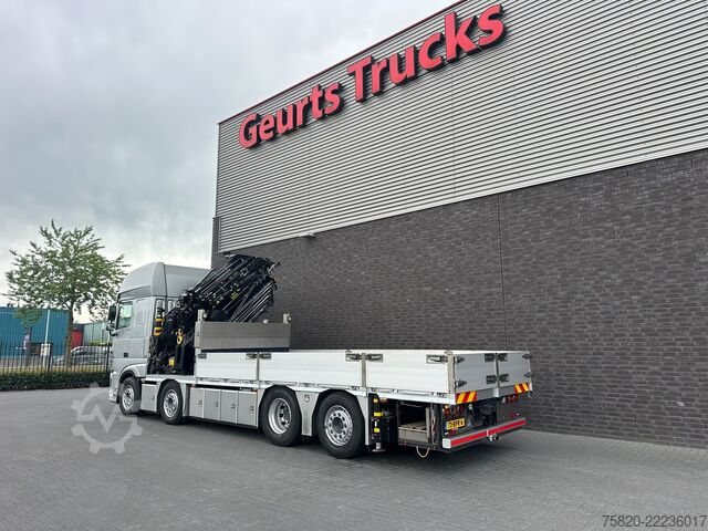 Crane truck DAF XF 530 8X2+HIAB 1055E-8+JIB 150X-6 KRAAN/KRAN/C...