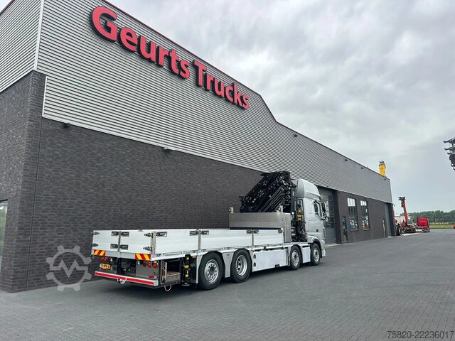 Crane truck DAF XF 530 8X2+HIAB 1055E-8+JIB 150X-6 KRAAN/KRAN/C...
