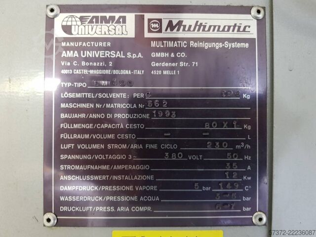 Cleaning System AMA Universal Multimatic LM 150