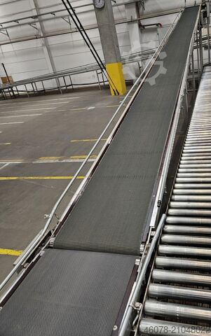 Steigband Gefälleband Steigförderer mit Vorlauf Transnorm 1000+10700+1000-600-500