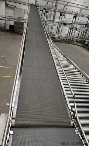 Steigband Gefälleband Steigförderer mit Vorlauf Transnorm 1000+10700+1000-600-500