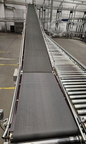 Steigband Gefälleband Steigförderer mit Vorlauf Transnorm 1000+10700+1000-600-500