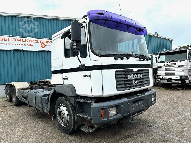 Chassis with cab MAN 26.414 FNL-T (6-CILINDERHEADS) 6x4 CHASSIS (EUR...