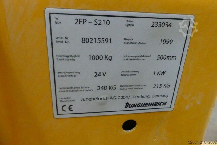 Niederhubwagen Jungheinrich 