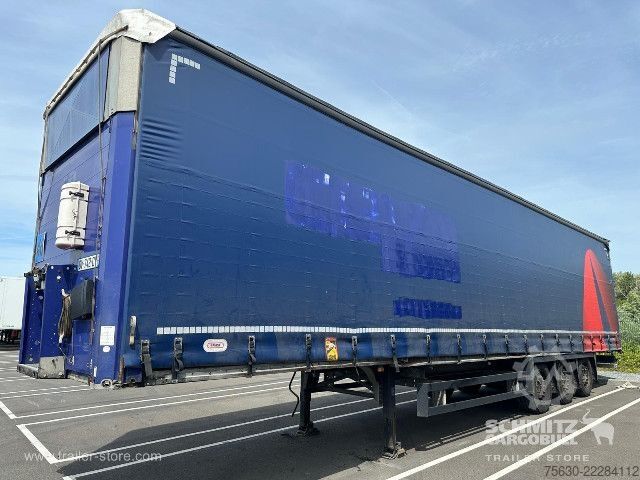 Auflieger mit Pritsche & Plane Schmitz Cargobull Semitrailer Curtainsider Mega