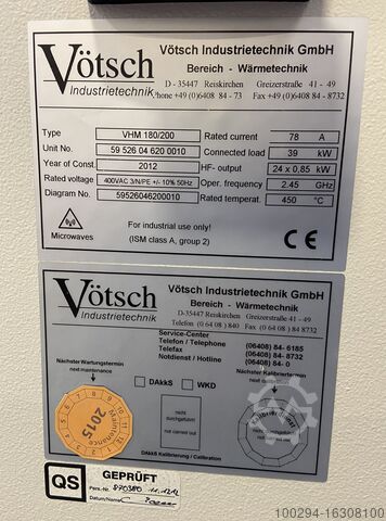 Mikrowellenherd Vötsch Microwave Oven