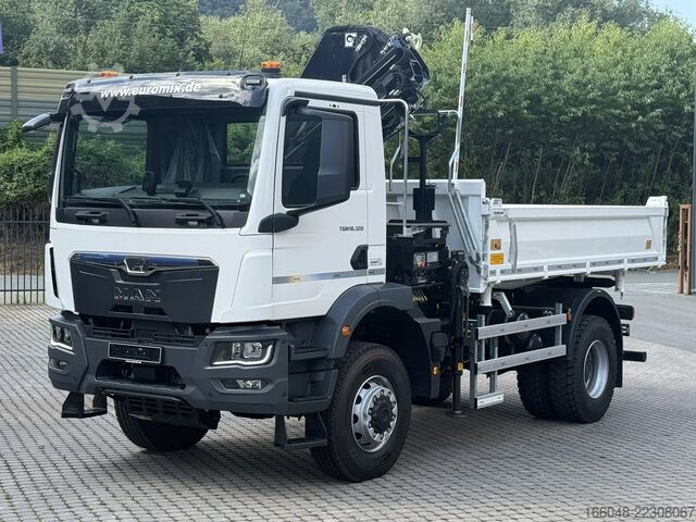 Tipper with crane MAN TGM 18.320 MAN TGM 18.320 4x4 BB EuromixMTP Hia...