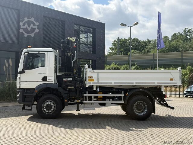 Tipper with crane MAN TGM 18.320 MAN TGM 18.320 4x4 BB EuromixMTP Hia...