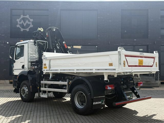 Tipper with crane MAN TGM 18.320 MAN TGM 18.320 4x4 BB EuromixMTP Hia...