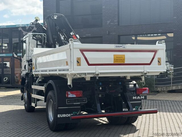 Tipper with crane MAN TGM 18.320 MAN TGM 18.320 4x4 BB EuromixMTP Hia...