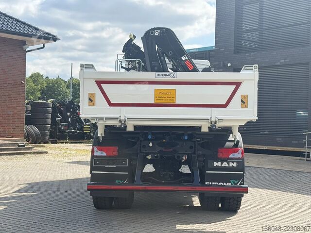 Tipper with crane MAN TGM 18.320 MAN TGM 18.320 4x4 BB EuromixMTP Hia...