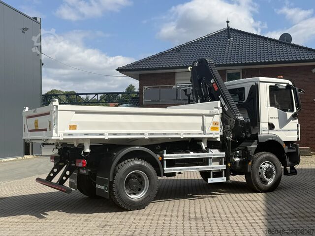 Tipper with crane MAN TGM 18.320 MAN TGM 18.320 4x4 BB EuromixMTP Hia...