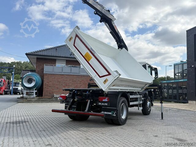 Kipper mit Kran MAN TGM 18.320 MAN TGM 18.320 4x4 BB EuromixMTP Hia...