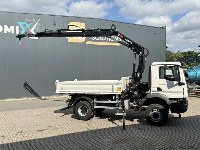 Kipper mit Kran MAN TGM 18.320 MAN TGM 18.320 4x4 BB EuromixMTP Hia...