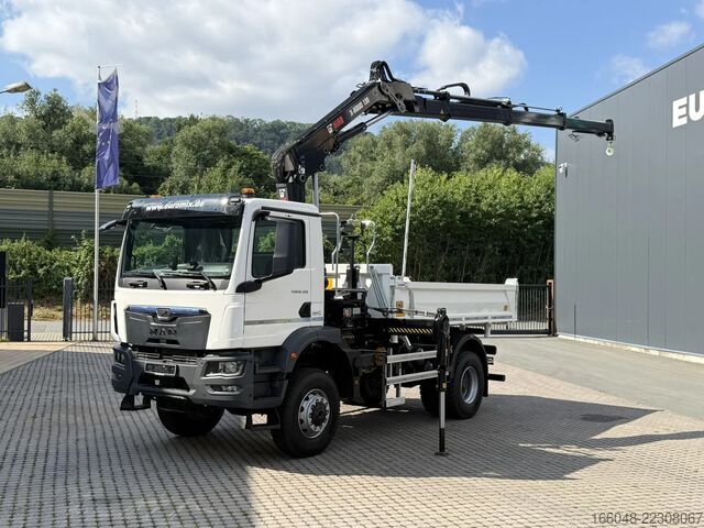 Kipper mit Kran MAN TGM 18.320 MAN TGM 18.320 4x4 BB EuromixMTP Hia...