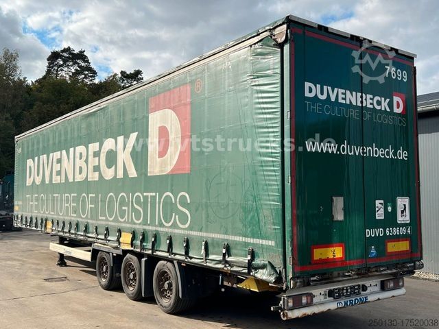 Open semitrailer with tarp KRONE SD Pritsche + Plane Edscha-Verdeck