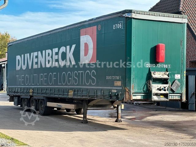 Open semitrailer with tarp KRONE SD Pritsche + Plane Edscha-Verdeck