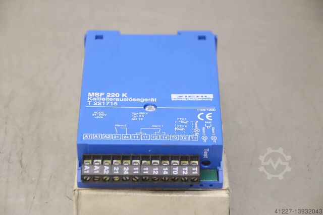 PTC thermistor relay Ziehl MSF 220 K T 221715