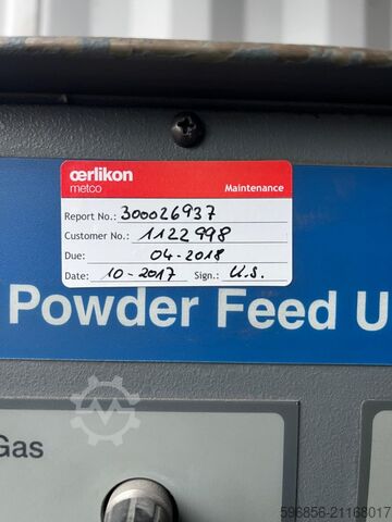 Sulzer Metco 9MPE-DJ – geschlossener Pulverförderer Sulzer Metco 9MPE-DJ – zamknięty podajnik proszku Sulzer Metco 9MPE-DJ – zamknięty podajnik proszku (