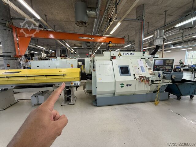 CNC lathe BIGLIA B 470 YSM