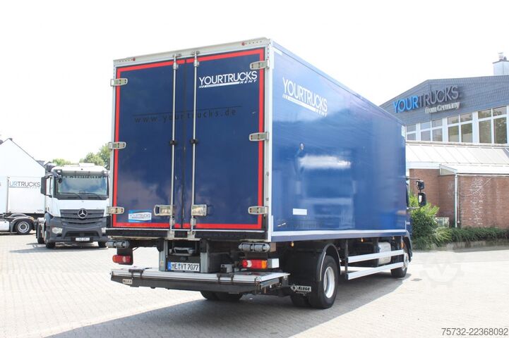Refrigerated truck Daf LF 260 E6  Carrier Supra Strom Tür LBW Klima