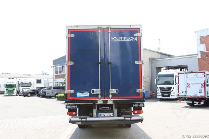 Refrigerated truck Daf LF 260 E6  Carrier Supra Strom Tür LBW Klima