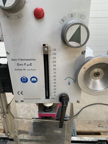 Drilling / Milling machine Optimum OPTI F 40 E