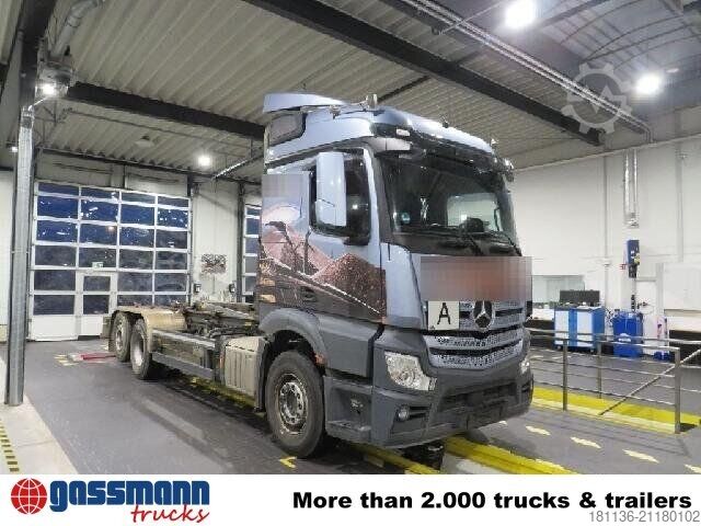 Abrollkipper Mercedes-Benz Actros 2548 L 6x2, Liftachse, Retarder, Navi,