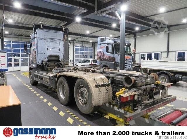 Roll-off tipper truck Mercedes-Benz Actros 2548 L 6x2, Liftachse, Retarder, Navi,