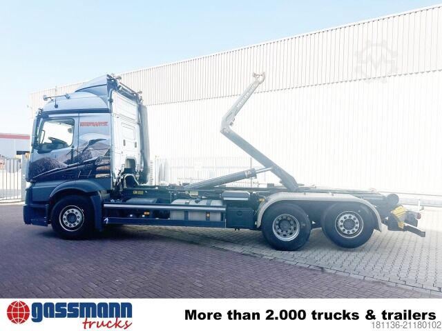 Abrollkipper Mercedes-Benz Actros 2548 L 6x2, Liftachse, Retarder, Navi,