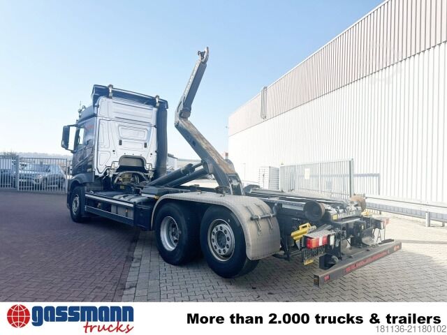 Roll-off tipper truck Mercedes-Benz Actros 2548 L 6x2, Liftachse, Retarder, Navi,