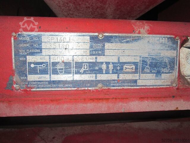 Teleskopbühne Aichi SP14CJ