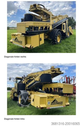 Erntemaschine / Mähdrescher / Maisernte Palandt Nawaro / MAN Bunkermaus / Erntemaschine