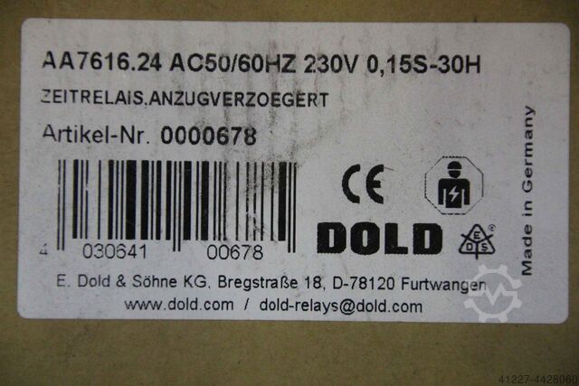 Timing relay Dold AA7616.24