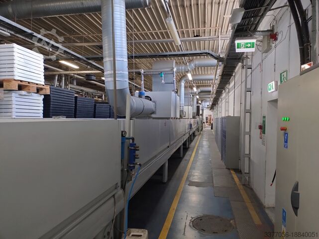 Complete lacquering line Heesemann Cefla LSM 8 , ROCTRE, AQUADRY