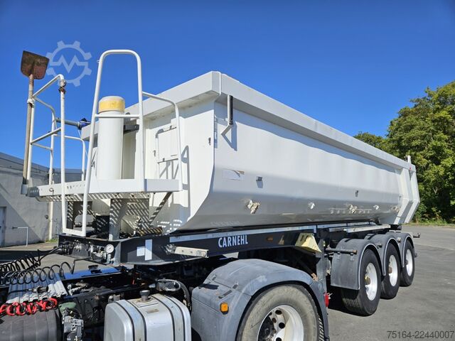 Tipper semitrailer CARNEHL CHKS/HH Stahlrundmulde