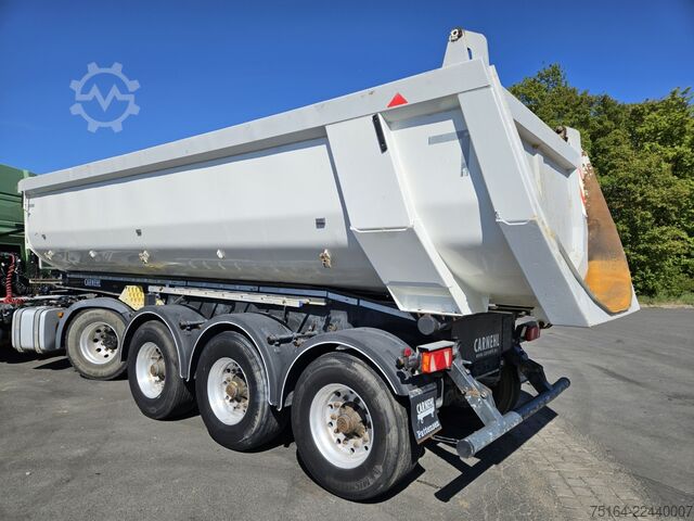 Tipper semitrailer CARNEHL CHKS/HH Stahlrundmulde