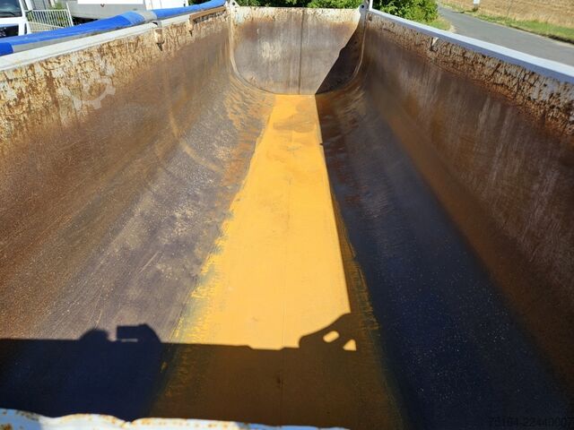 Tipper semitrailer CARNEHL CHKS/HH Stahlrundmulde