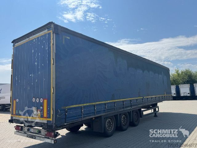 Auflieger mit Pritsche & Plane Schmitz Cargobull Curtainsider Mega
