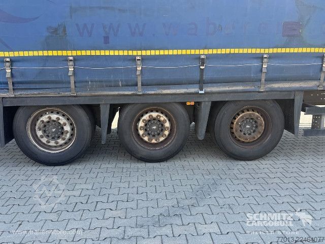 Auflieger mit Pritsche & Plane Schmitz Cargobull Curtainsider Mega