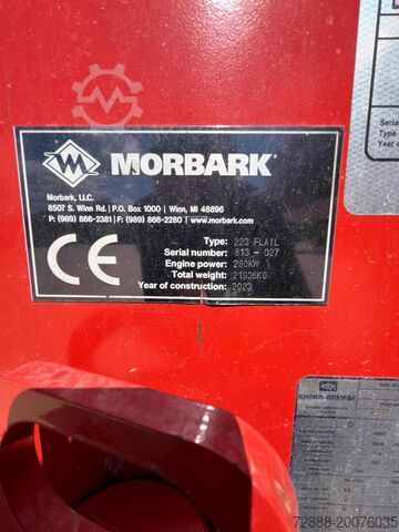 Log debarker Morbark FLAIL 223