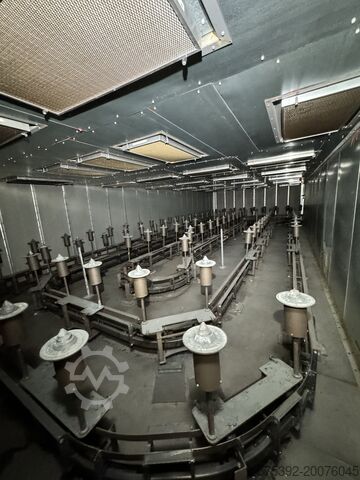 Bodenförderer für Felgen Lackierstraße AFOTEC