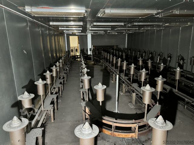 Bodenförderer für Felgen Lackierstraße AFOTEC