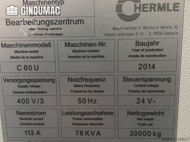 HERMLE C60U Dynamic HERMLE C60U Dynamic