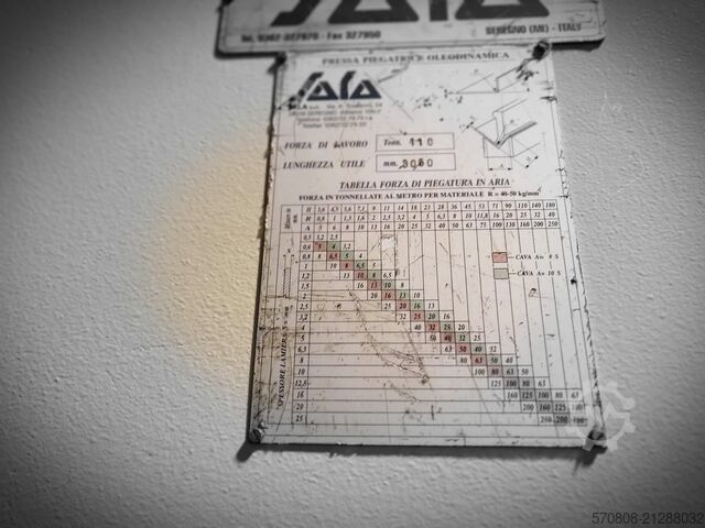 Abkantpresse SALA 3000 x 110 Tonnen SALA 3000 X 100 CN