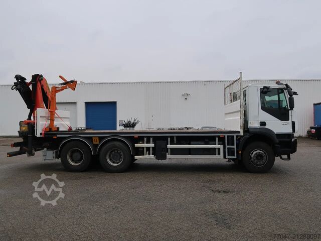 Kranwagen Iveco Trakker 410 6x4 Euro 6 Full Steel, Palfinger 20...