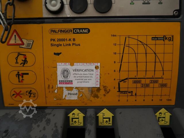 Kranwagen Iveco Trakker 410 6x4 Euro 6 Full Steel, Palfinger 20...