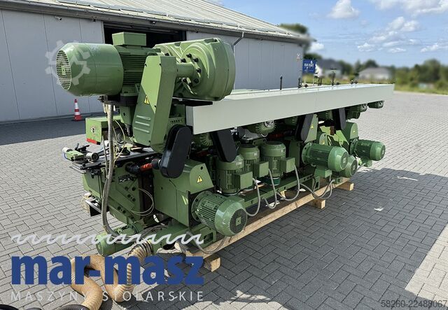 Vierseitenhobelmaschine mit 8 Köpfen WEINIG Hydromat 22 AL z podajnikiem